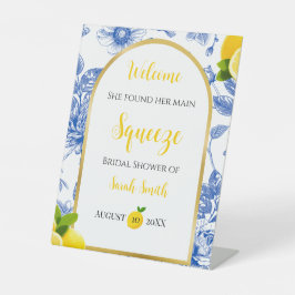 Sie fand ihren Hauptbräutigen Abschiedsparty Willk Sockelschild