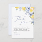 Sie fand ihren Hauptbräutjunggesellinnenabschied m Dankeskarte (Vorne/Hinten)
