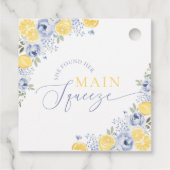 Sie fand ihren Hauptbräutjunggesellinnenabschied m Geschenkanhänger (Rückseite)