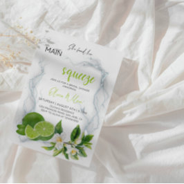 Sie fand ihren Hauptpresse | Citrus Brautparty Einladung