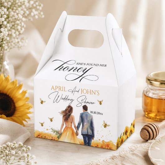 Sie fand ihren Honey-Polterabend Geschenkschachtel