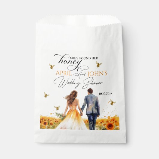 Sie fand ihren Honey-Polterabend Geschenktütchen (Vorderseite)