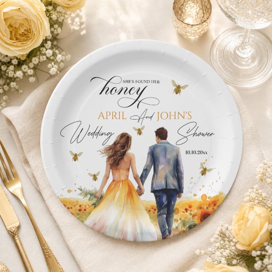 Sie fand ihren Honey-Polterabend Pappteller
