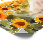 Sie fand ihren lieblichen Polterabend Willkommen Poster (Ecke)