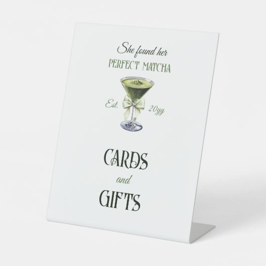 Sie fand ihren perfekten Brautparty-Gefallen Sockelschild (Vorderseite)