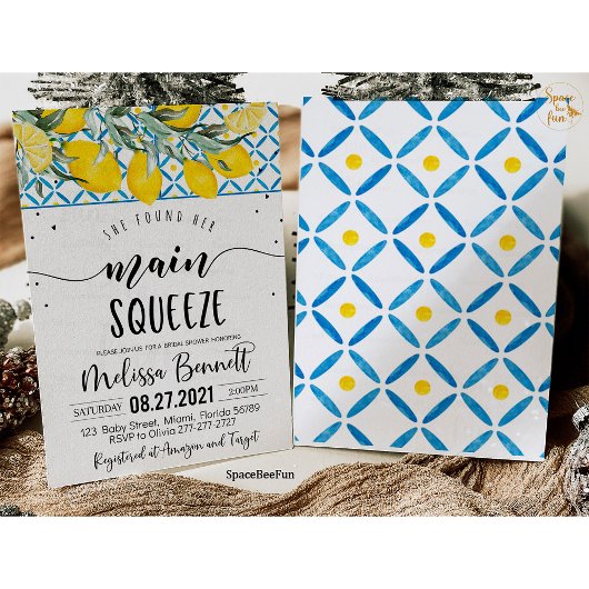 Sie fand ihren wichtigsten Squeeze Brautparty Einl Einladung