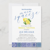 Sie fand ihren wichtigsten Squeeze Brautparty Einl Einladung (Vorderseite)