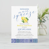 Sie fand ihren wichtigsten Squeeze Brautparty Einl Einladung (Stehend Vorderseite)