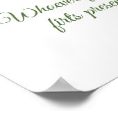 Sie fand Perfect Matcha Brautparty Ring Hunt Poster (Ecke)