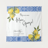 Sie fanden den Empfang der Hauptpresse Lemon Tile Wandteppich (Vorderseite)