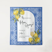 Sie fanden den Empfang der Hauptpresse Lemon Tile Wandteppich (Vorderseite)