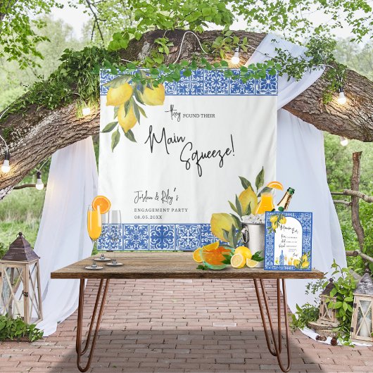 Sie fanden den Empfang der Hauptpresse Lemon Tile  Wandteppich