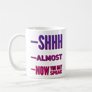 Sie fast jetzt sprechen kann lustige Kaffee-Tasse Kaffeetasse