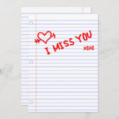 Sie fehlen: Notizbuch Einladung (Vorne/Hinten)