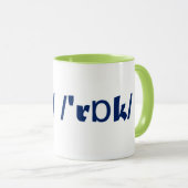 "Sie Felsen" in der Phonetik-Kaffee-Tasse Tasse (VorderseiteRechts)