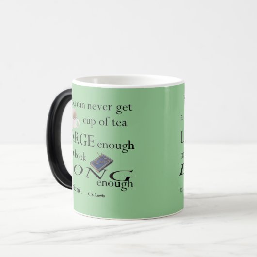 Sie finden nie eine Tasse Tee (Vorderseite Links)