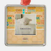 sie finden nie meh hier silbernes ornament (Vorne)