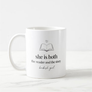 Sie findet sich in fiktiven Charakteren Buchliebha Kaffeetasse