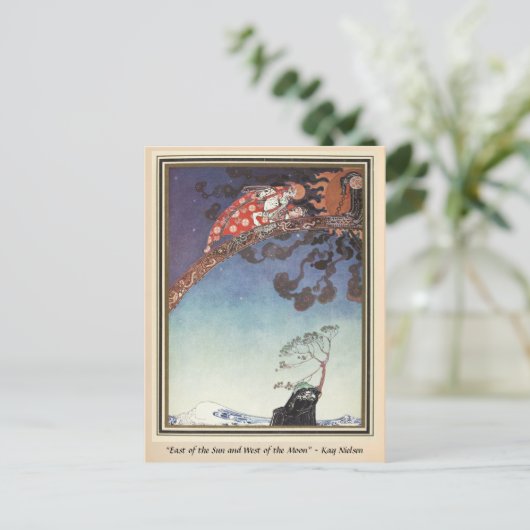 Sie flogen vom Schloss Kay Nielsen weg Postkarte (Stehend Vorderseite)