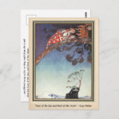 Sie flogen vom Schloss Kay Nielsen weg Postkarte (Vorne/Hinten)