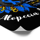 Sie flüstert, ich bin der Sturm Alopecia Areata Aw Poster (Ecke)