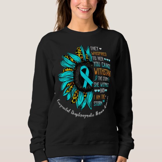 Sie flüsterte, ich bin das Sturm-Kongenitale Diaph Sweatshirt (Vorderseite)