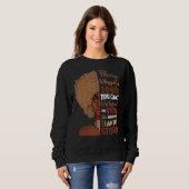 Sie flüsterte schwarz, ich bin die schwarze Sturmg Sweatshirt (Vorne ganz)