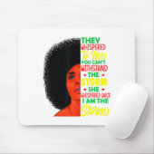 Sie flüsterte zurück Ich bin der Sturm Black Histo Mousepad (Mit Mouse)