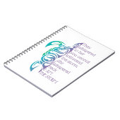 Sie flüsterte zurück, ich bin der Sturm Notizblock (Linke Seite)