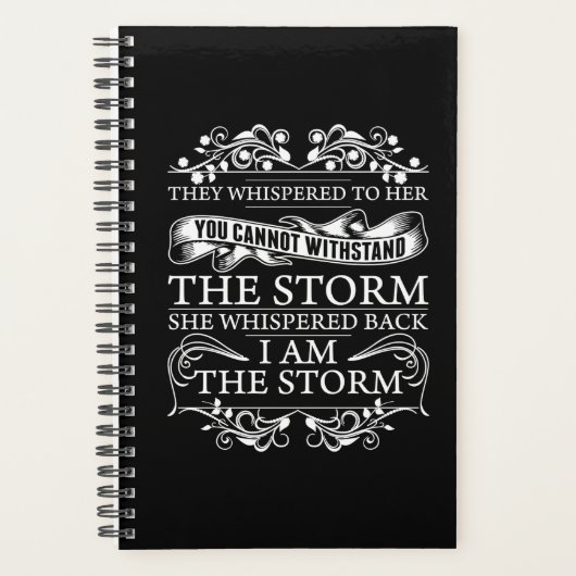 Sie flüsterte zurück, ich bin der Sturm Planer (Vorderseite)