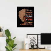 Sie flüsterte zurück, ich bin der Sturm Poster (Heimbüro)