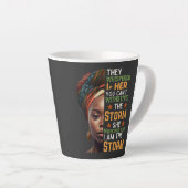 Sie flüsterte zurück, ich bin die starke Frau des Milchtasse (Rechte Ecke)