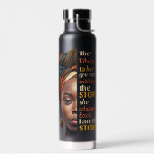 Sie flüsterte zurück, ich bin die starke Frau des Trinkflasche (Links)