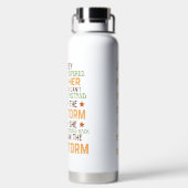 Sie flüsterte zurück, ich bin die starke Frau des  Trinkflasche (Rückseite)