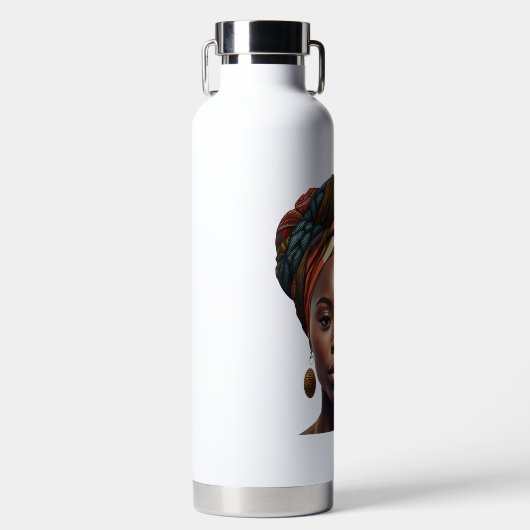 Sie flüsterte zurück, ich bin die starke Frau des  Trinkflasche (Vorderseite)