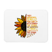 Sie flüsterte zurück, ich bin die stürmische Sonne Magnet (Horizontal)