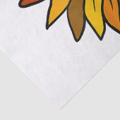 Sie flüsterte zurück, ich bin die stürmische Sonne Seidenpapier (Detail)