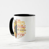 Sie flüsterte zurück, ich bin die stürmische Sonne Tasse (Vorderseite Links)