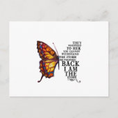 Sie flüsterten ihr, dass ihr den Sturm nicht ausha Postkarte (Vorderseite)