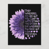 Sie flüsterten ihr zu, dass ihr den Sto nicht steh (Rückseite)