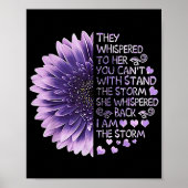 Sie flüsterten ihr zu, dass ihr den Sto nicht steh Poster (Vorne)