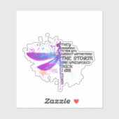 Sie flüsterten ihr zu, dass ihr Sturm nicht aushal Aufkleber (Blatt)