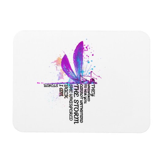 Sie flüsterten ihr zu, dass ihr Sturm nicht aushal Magnet (Horizontal)