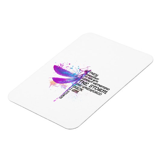 Sie flüsterten ihr zu, dass ihr Sturm nicht aushal Magnet (Linke Seite)