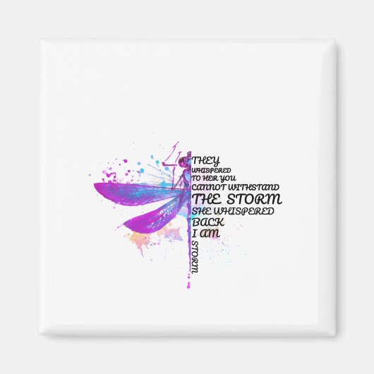 Sie flüsterten ihr zu, dass ihr Sturm nicht aushal Magnet (Vorne)