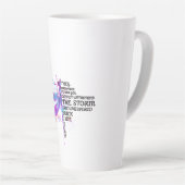 Sie flüsterten ihr zu, dass ihr Sturm nicht aushal Milchtasse (Rechte Ecke)