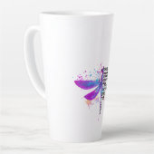 Sie flüsterten ihr zu, dass ihr Sturm nicht aushal Milchtasse (Linke Ecke)