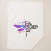 Sie flüsterten ihr zu, dass ihr Sturm nicht aushal Sherpadecke (Vorderseite)