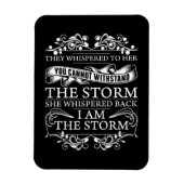 Sie flüsterten ihr zu, sie flüsterte, ich sei der  magnet (Vertikal)