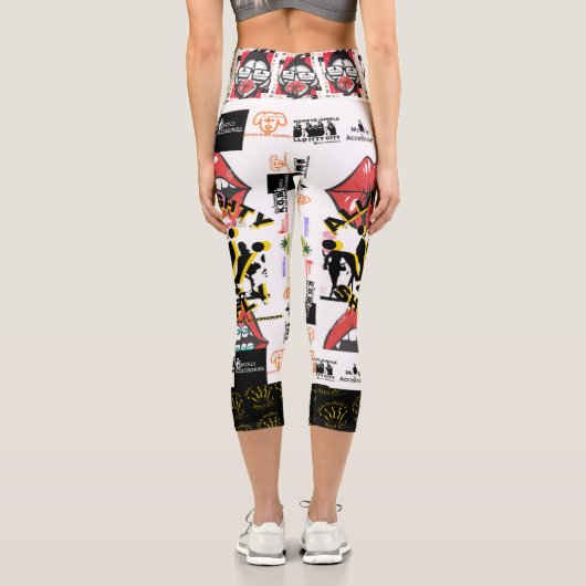 Sie Fly Juicy Lips Capri Pants (Rückseite)